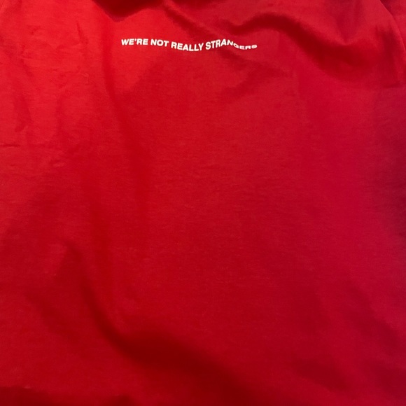 We’re Not Really Strangers T-shirt | New w/ Tags - Picture 3 of 3